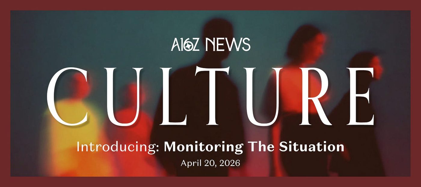 a16z's announcement of Monitoring the Situation (MTS), its 24/7 live show on X